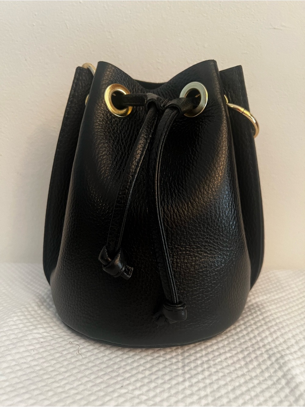 🩷 Borse in Pelle Leather Black Bucket Bag Gold Hardware
Crossbody🩷